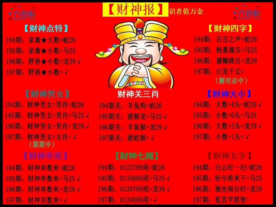 财神报
